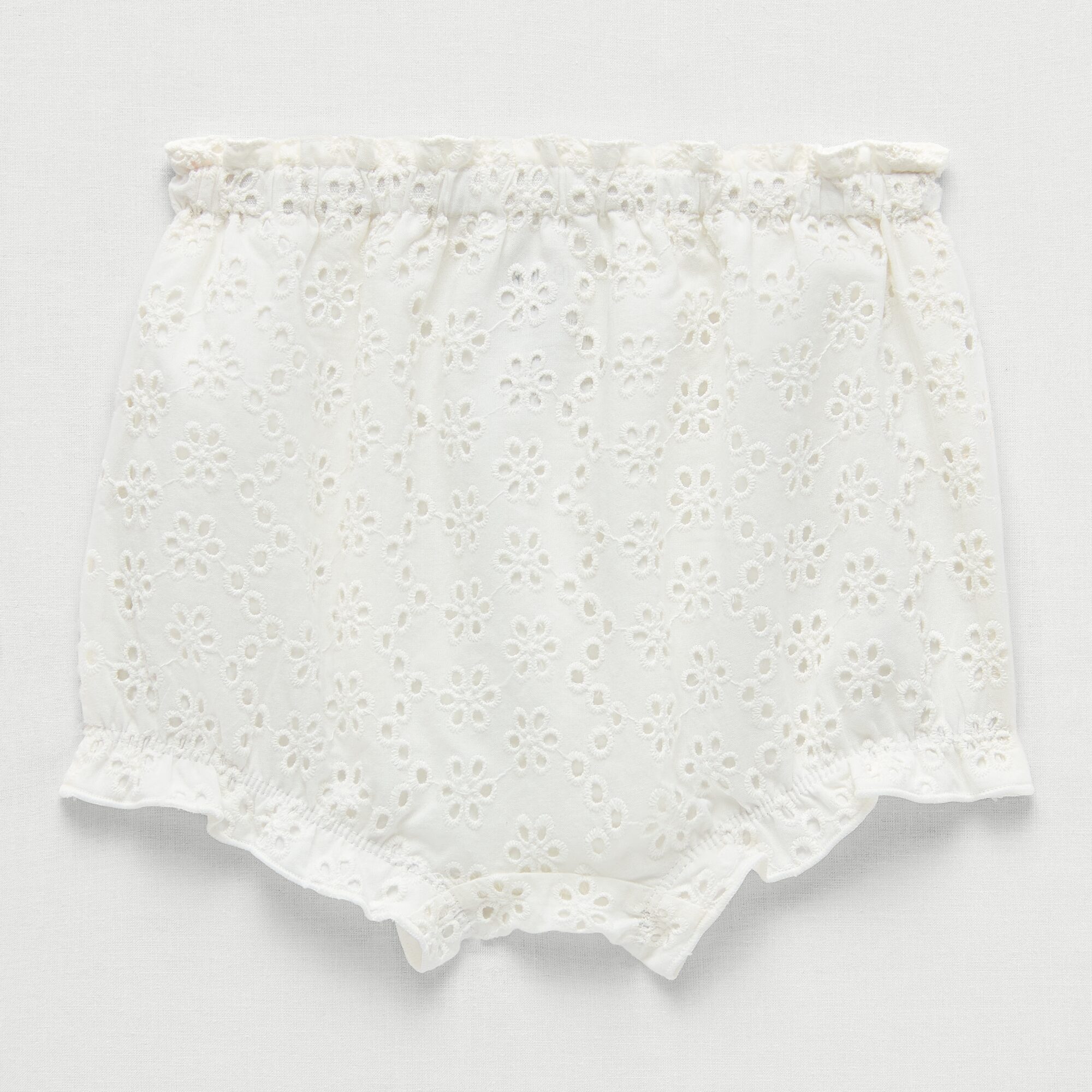 Okie Dokie Eyelet Baby Girls Pull-On Short