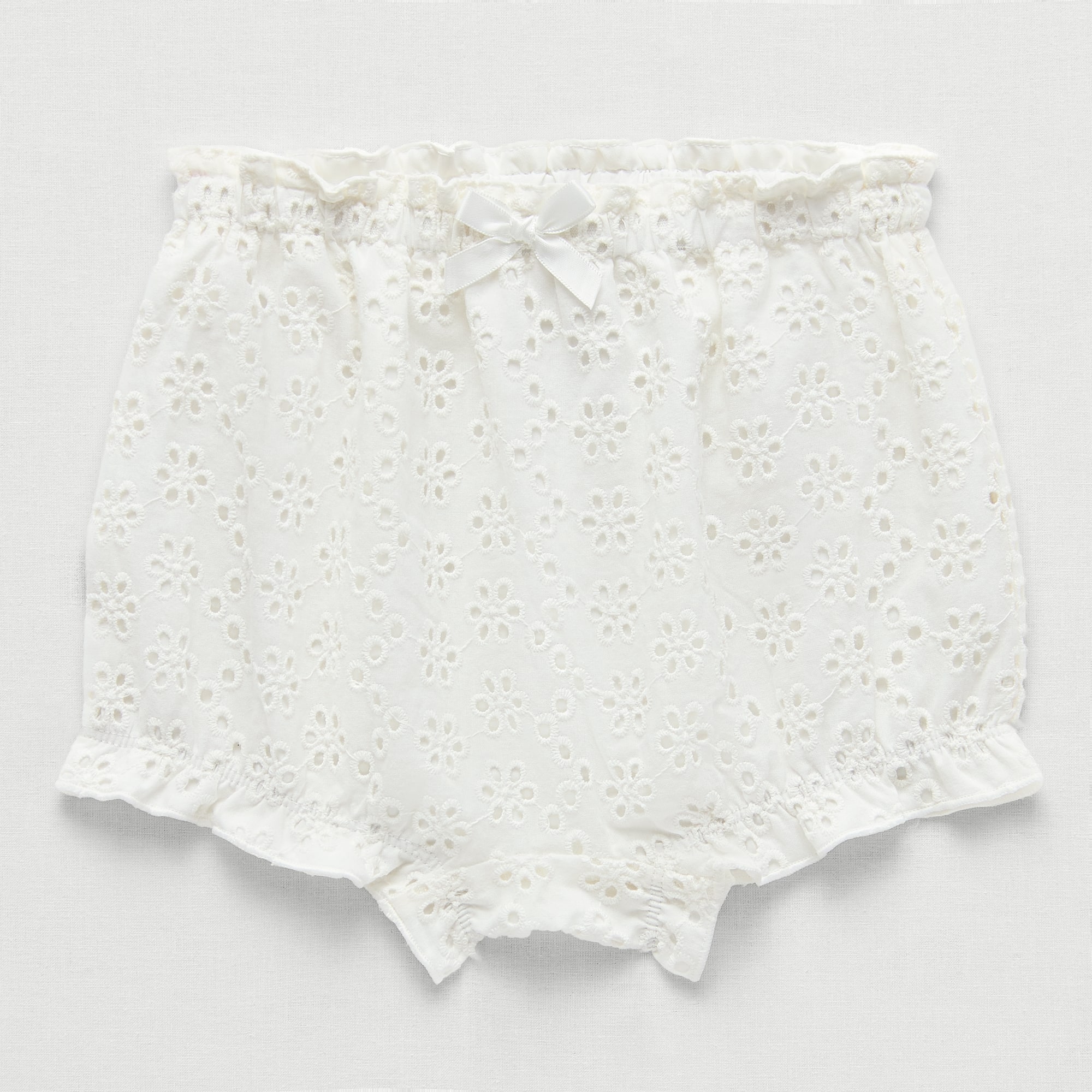 Okie Dokie Eyelet Baby Girls Pull-On Short
