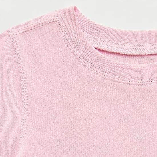 Okie Dokie Toddler Girls Easy-on + Easy-off Sensory Friendly Round Neck Short Sleeve Adaptive Regular Fit Graphic T-Shirt