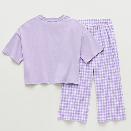 Disney Collection Girls Jersey 2-pc. Pant Set