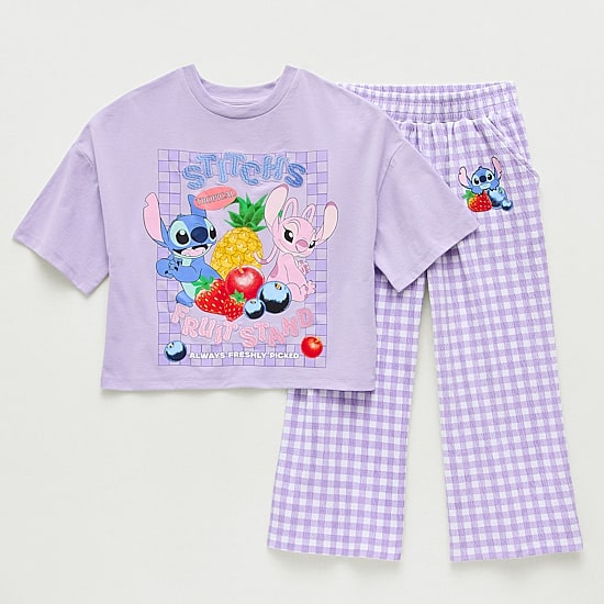 Disney Collection Girls Jersey 2-pc. Pant Set