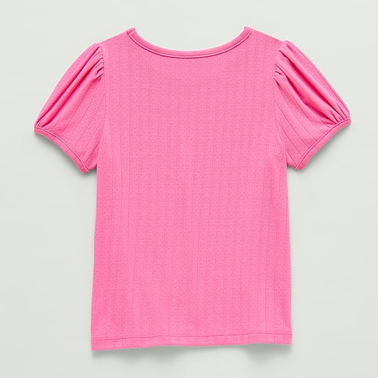 Thereabouts Little Girls Round Neck Short Sleeve T-Shirt