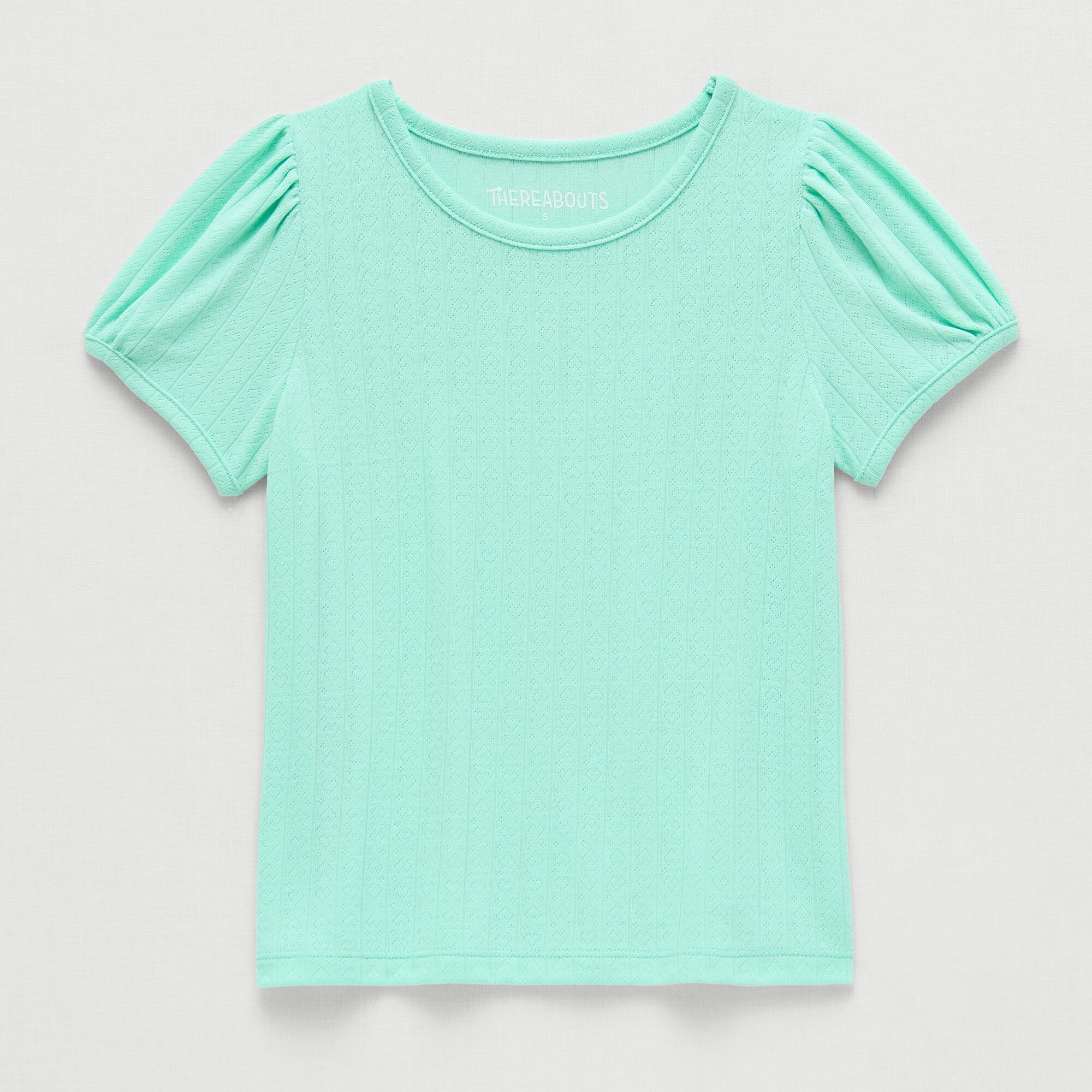 Thereabouts Little Girls Round Neck Short Sleeve T-Shirt