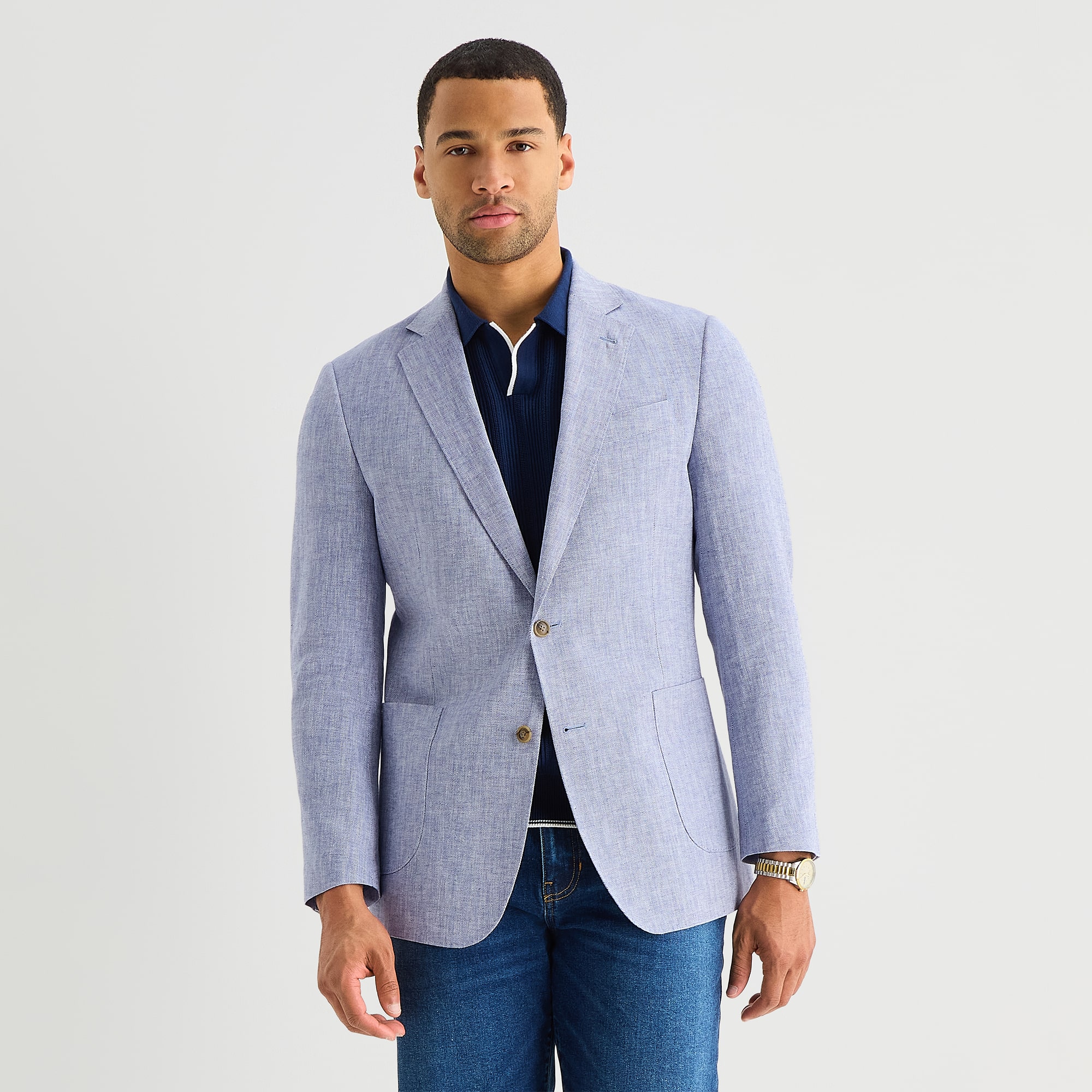 Stafford Linen Cotton Blend Mens Classic Fit Sport Coat - JCPenney