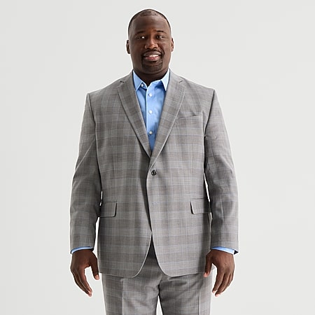 Stafford Coolmax All Season Ecomade Mens Classic Fit Plaid Big and