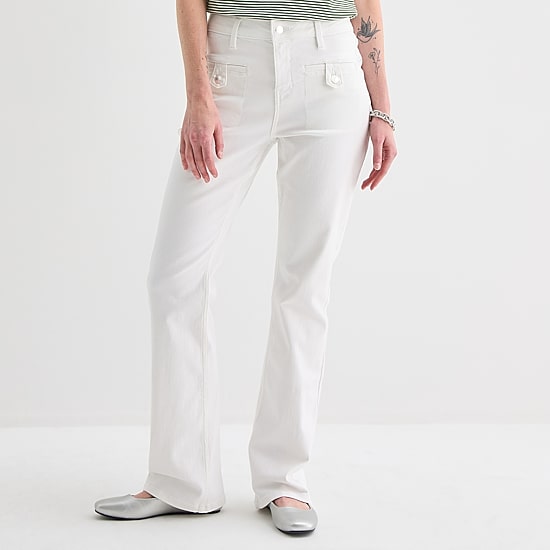 Liz Claiborne Lana Womens High Rise Bootcut Jean