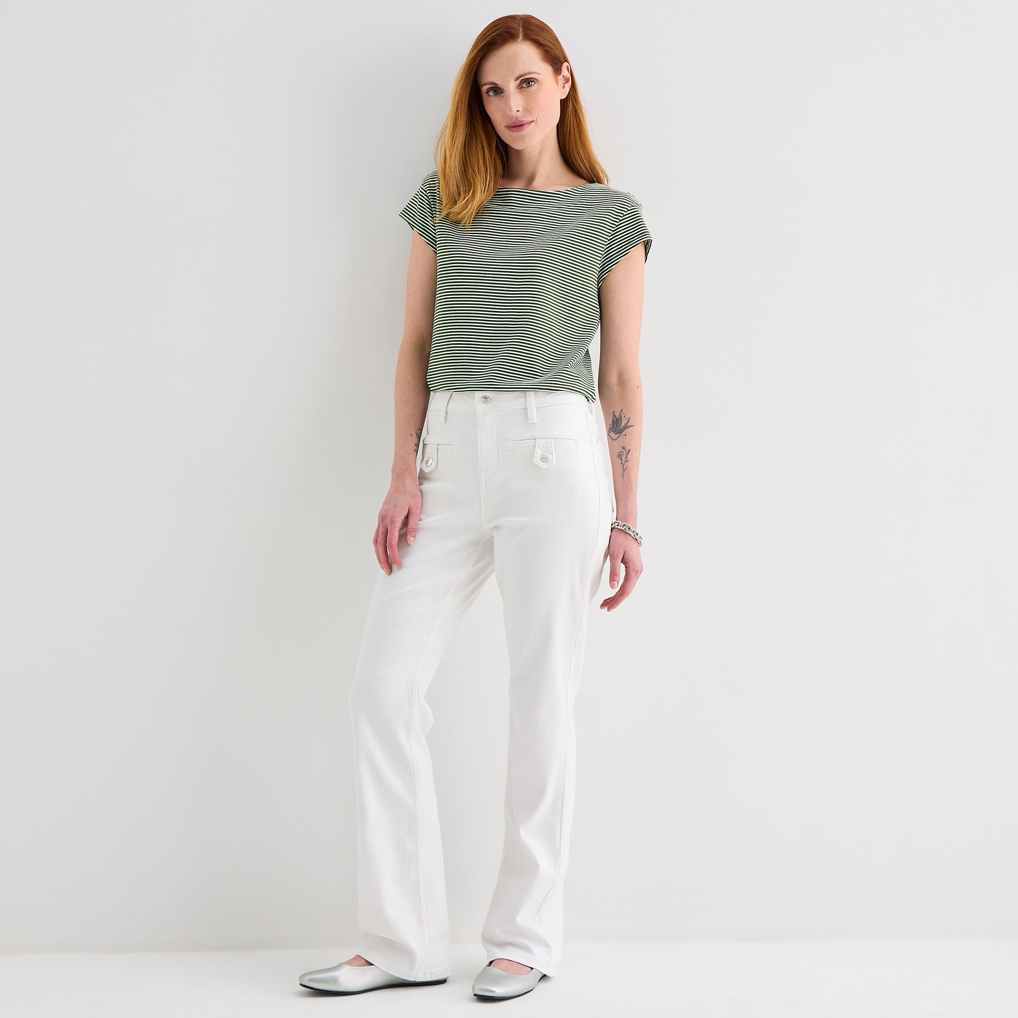 Liz Claiborne Lana Womens High Rise Bootcut Jean