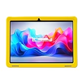 LINSAY® 10.1 Octa Core 128Gb Android 15 Tablet Kids Yellow