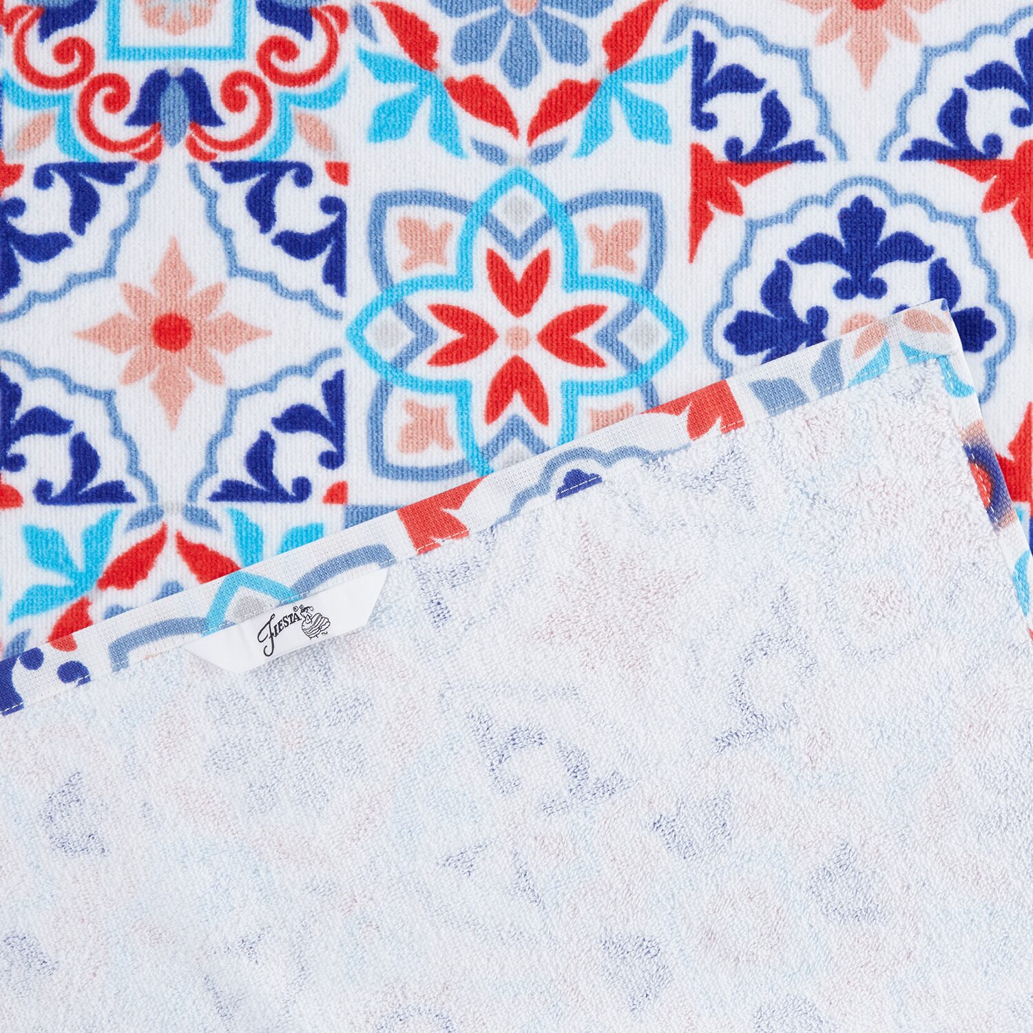 Fiesta Worn Tiles 2-pc. Kitchen Towel Set