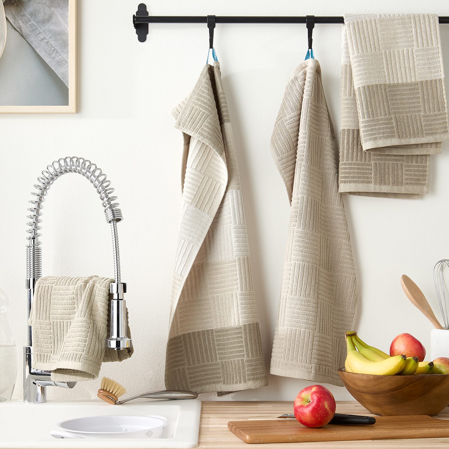 Town and Country Basketweave 2-pc. Kitchen Towel Set