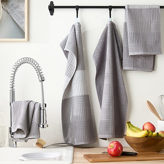 Town and Country Basketweave 2-pc. Kitchen Towel Set
