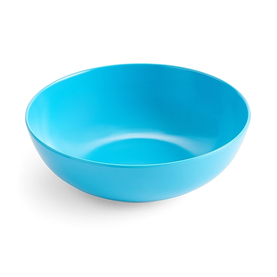Outdoor Oasis Solid Blue 4-pc. Melamine Pasta Bowl