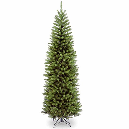 National Tree Co. 7 1/2 Foot Kingswood Fir Hinged Pencil Christmas Tree