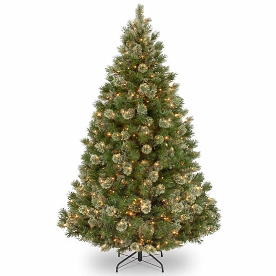 National Tree Co. Wispy Willow Grande 7 1/2 Foot Pre-Lit Christmas Tree