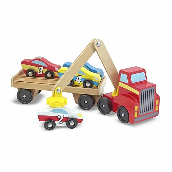 Melissa & Doug Magnetic Car Loader Interactive Toy