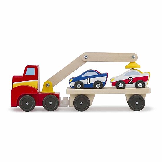 Melissa & Doug Magnetic Car Loader Interactive Toy