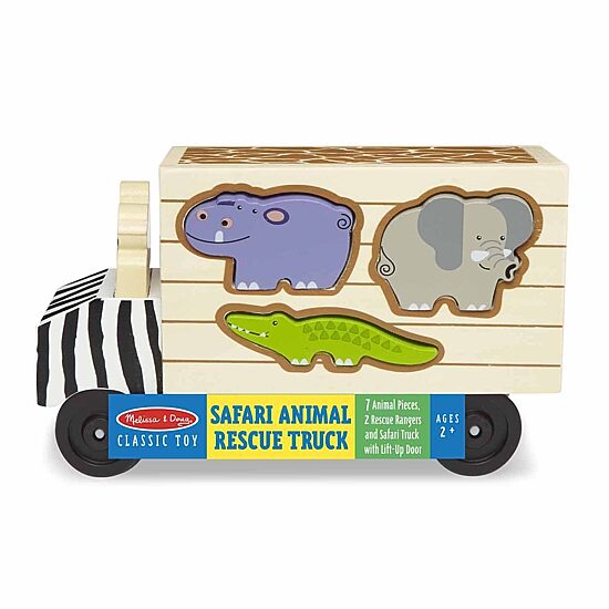Melissa & Doug Safari Animal Rescue Truck Interactive Toy