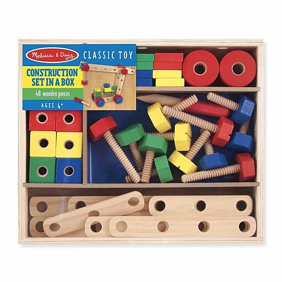 Melissa & Doug Construction Set In A Box Set Interactive Toy