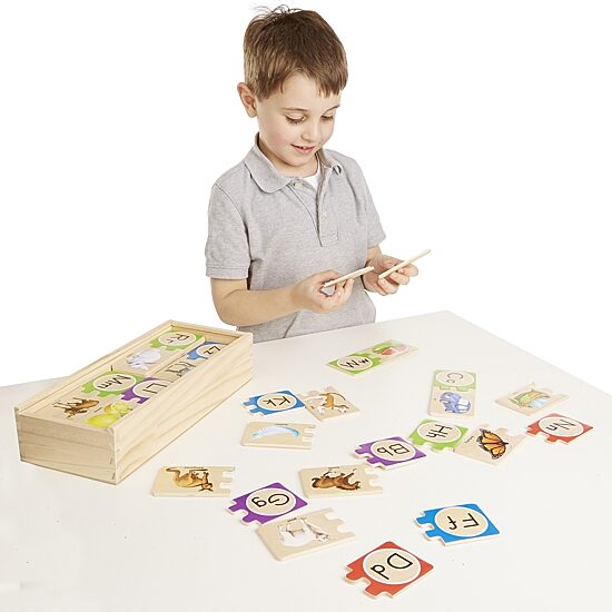 Melissa & Doug Letter Puzzles Interactive Toy