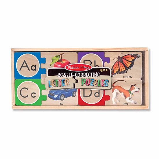 Melissa & Doug Letter Puzzles Interactive Toy