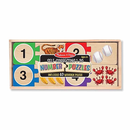 Melissa & Doug Number Puzzles Interactive Toy