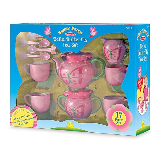 Melissa & Doug Bella Butterfly Tea Set Playground Ball