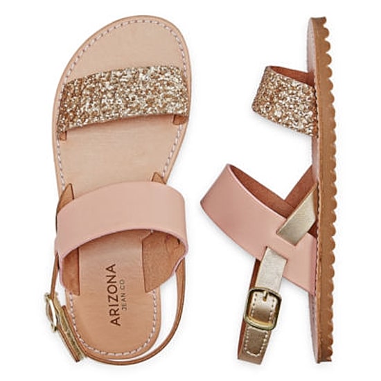 Arizona Jean Co Virgo Girls Flat Sandals - Little Kids/Big Kids