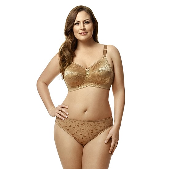 Elila Leopard Lace Softcup Full Coverage Bra - 1203