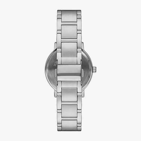 Geneva Ladies Womens Crystal Accent Silver Tone Bracelet Watch Fmdjm241