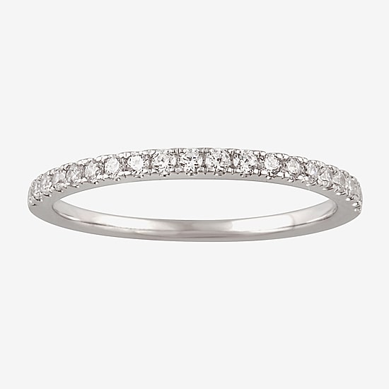 Signature By Modern Bride Womens 1 CT. T.W. Natural White Diamond 10K White Gold Pear Side Stone Halo Bridal Set