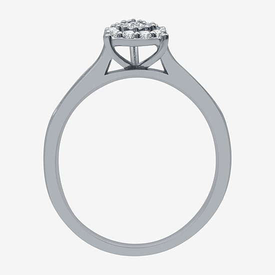 I Said Yes (H-I / I1) Womens 3/8 CT. T.W. Lab Grown White Diamond Sterling Silver or 14K Gold Over Silver Bridal Set