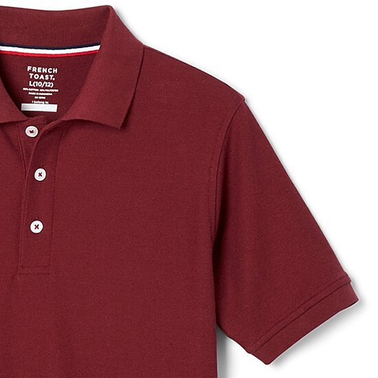 French Toast Little & Big Kid Boys Short Sleeve Boxy Fit Polo Shirt