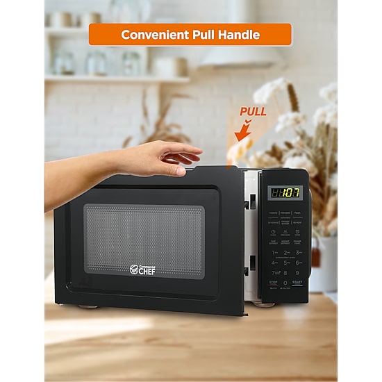 Commercial Chef 0.7-Cu. Ft. Countertop Microwave - Black