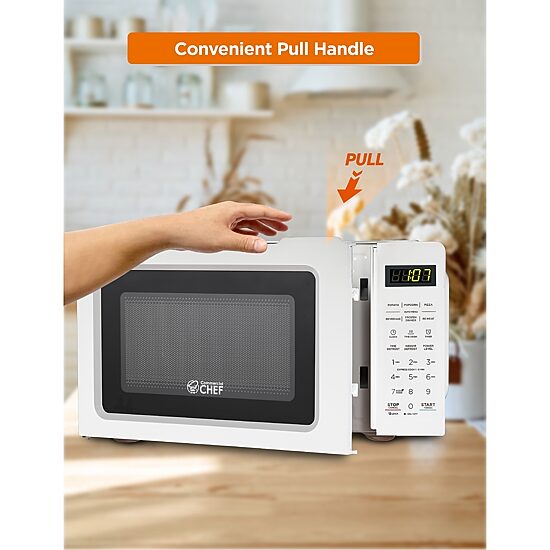 Commercial Chef 0.7-Cu. Ft. Countertop Microwave - White