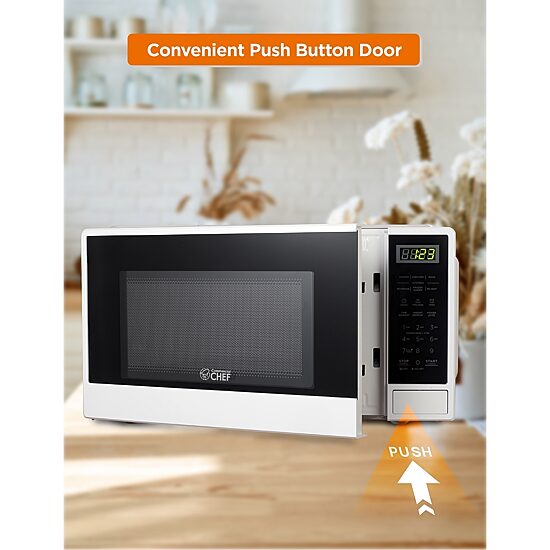 Commercial Chef 1.1-Cu. Ft. Countertop Microwave - White