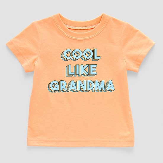 Okie Dokie Baby Boys Crew Neck Short Sleeve Regular Fit Graphic T-Shirt