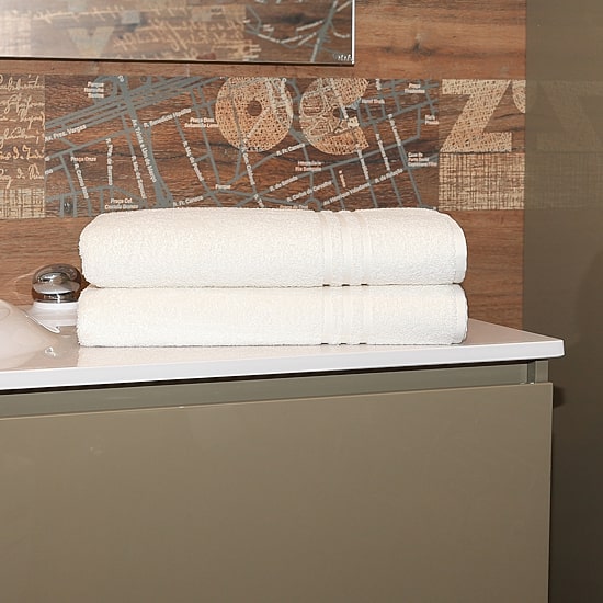 Linum Home Turkish Cotton Textiles Denzi 2-pc 35" x 66" Bath Sheet