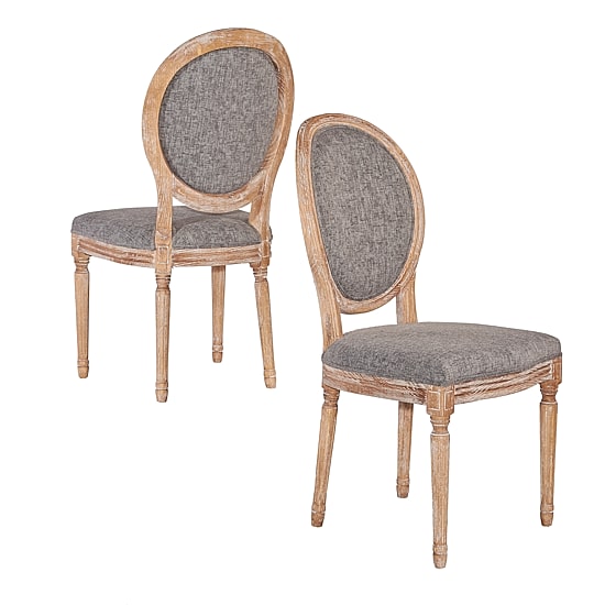 Manchester Oval Back Set of 2 Dining Chairs