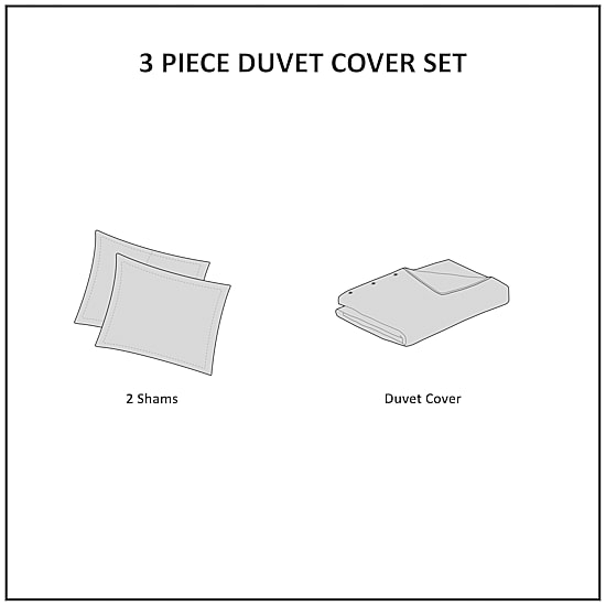 N Natori Sakura Blossom 3-pc. Duvet Cover Set