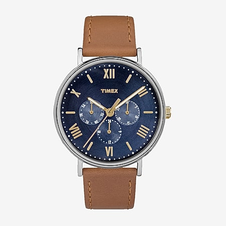 Geneva Unisex Adult Brown Strap Watch Mac8067jc - JCPenney