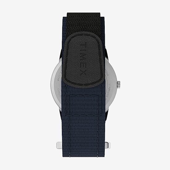Timex Mens Black Fabric Fast Wrap Strap Watch Tw2u85000jt