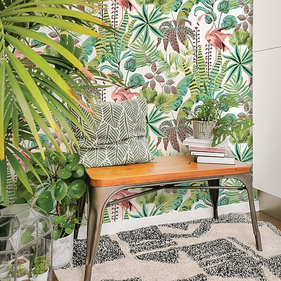 Tempaper Flamingo Peel & Stick Wallpaper