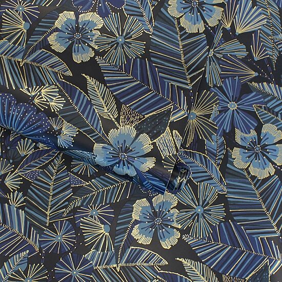 Tempaper Metallic Bloom Peel & Stick Wallpaper
