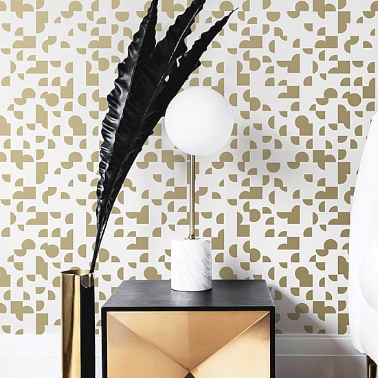 Tempaper Mod Geo Peel & Stick Wallpaper