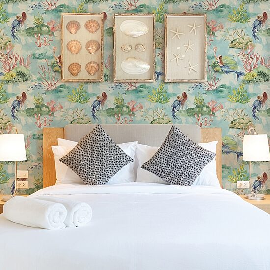 Tempaper Mermaid Toile Peel & Stick Wallpaper