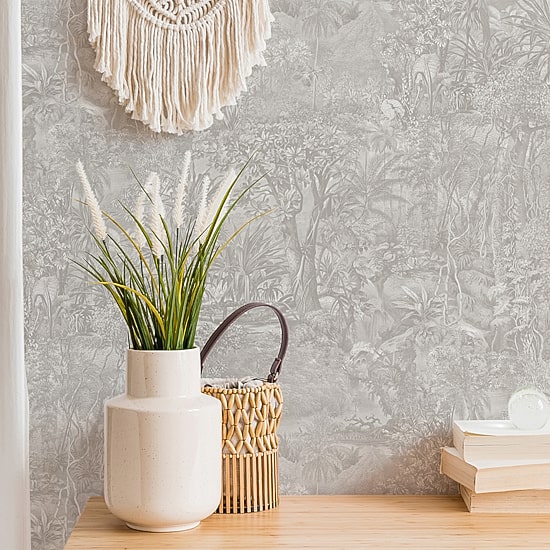 Tempaper Jungle Toile Peel & Stick Wallpaper