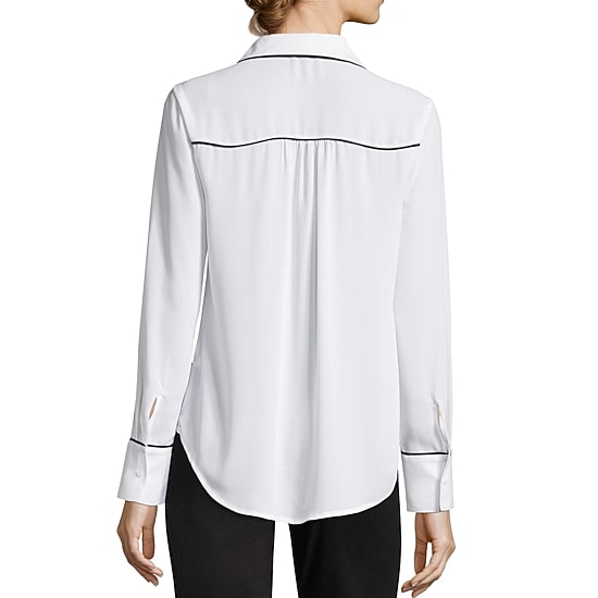 Worthington Womens Essential Soft Blouse
