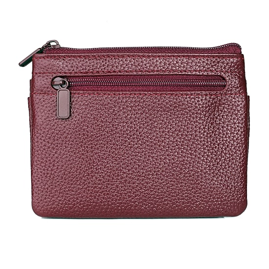 J. Buxton Solid Pebble Coin Case Wallet
