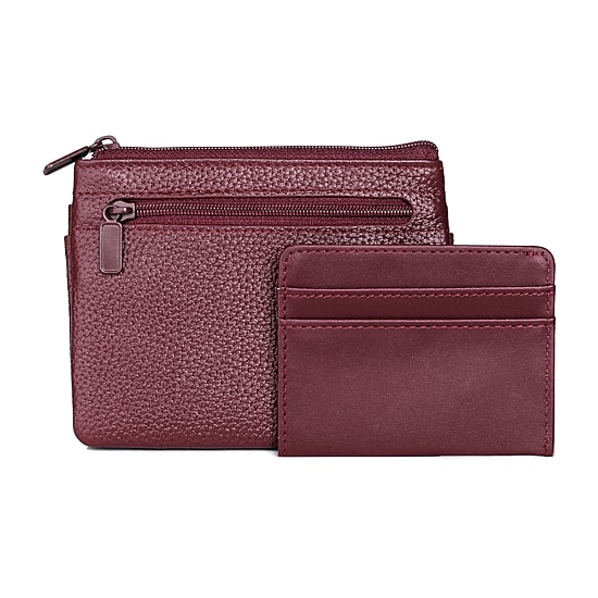J. Buxton Solid Pebble Coin Case Wallet