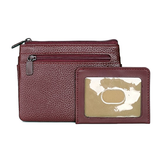 J. Buxton Solid Pebble Coin Case Wallet